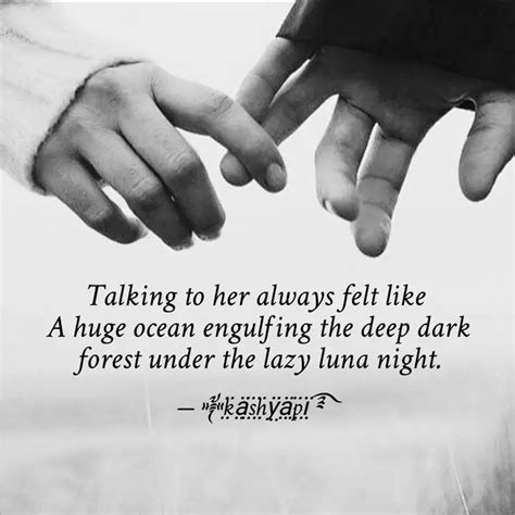 Talking to her always fel... | Quotes & Writings by ︵ ༉Mąɧąʂῳɛɬɧą Dℯϑ ...