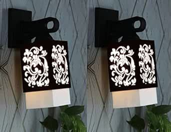 Krishna Enterprises Wooden Modern Design Wall Lamp Suitable for Living ...