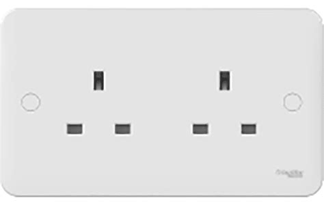 GGBL3060S Schneider Electric | Schneider Electric Lisse White 2 Gang ...