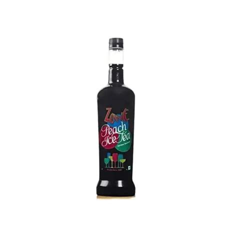 Buy ZONE Peach Ice Tea Flavoured Bar Syrup, 1000ml Bottle – Peach Iced ...