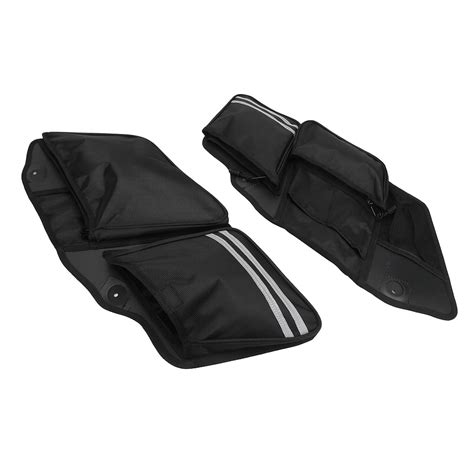 ADIUM Leather Side Saddle Bags, Motorcycle Saddlebags Universal Large ...