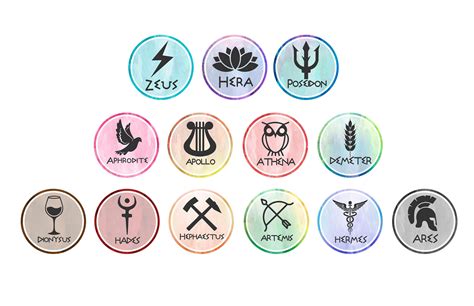 Pictures Of Greek Gods And Goddesses Symbols Greek Go - vrogue.co