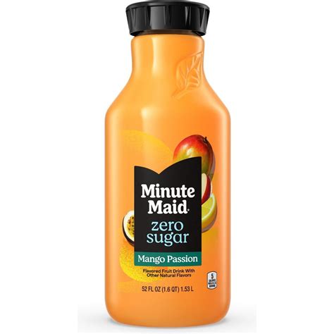 Minute Maid Zero Sugar Mango Passion Fruit Drink, 52 oz | Joe V's Smart ...