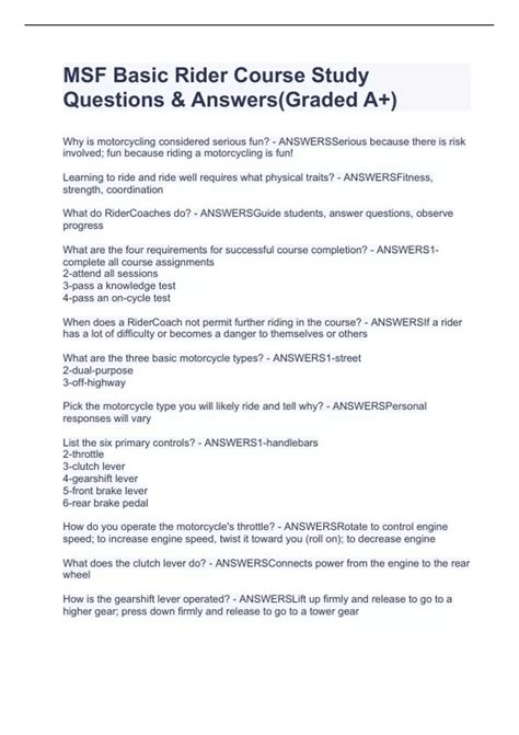 MSF Basic Rider Course 的图像结果