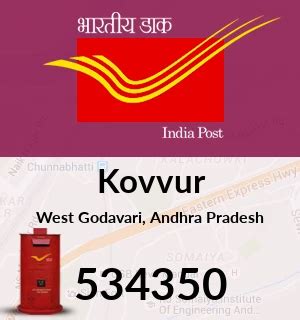 Kovvur Pin Code, West Godavari, Andhra Pradesh