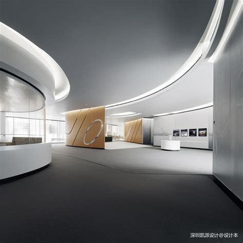 办公空间4000平米装修案例_效果图 - 湛江 企业办公大楼 - 设计本