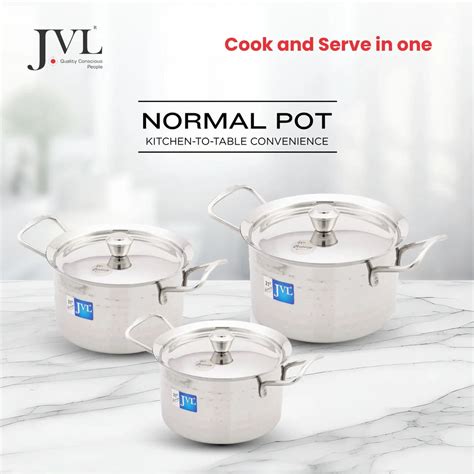 Stainless Steel Handi & Cooking Pots - JVL Classicware