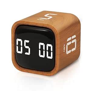 VEWINGL Cube Productivity Timer, 5/10/30/60 Min Presets + Custom ...