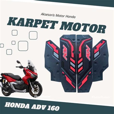 Jual Aksesoris Motor Adv160/Karpet Motor Adv160/Pijakan Kaki Motor ...