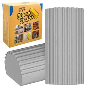 Geeke Pack of 2 Damp Duster, Magical Dust Cleaning Sponge, Duster for ...