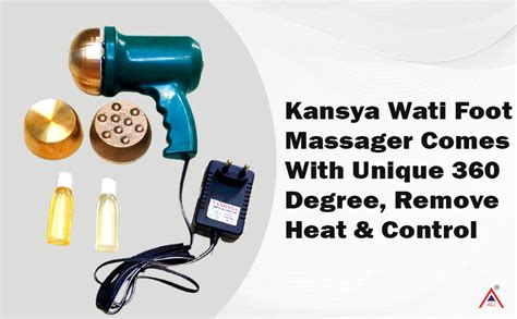 Acupressure Health Care Product India Electric Three Attachment Kansya ...