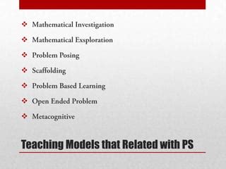 Problem Solving Models Maths 的图像结果