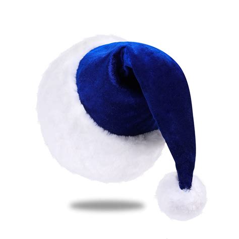 Amazon.com: Eoocan Santa Hat, Santa Hat for Adults, Unisex Velvet ...