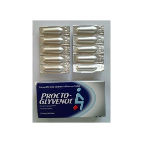Buy Procto Glyvenol Suppositories for the local treatment of ...