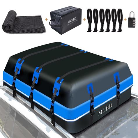 Buy Rooftop Cargo Carrier, 21 Cubic Feet Soft-Shell Waterproof Car Roof ...