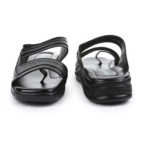 Buy Coolers Casual (Black) Slippers For Men 2050-01 By Liberty
