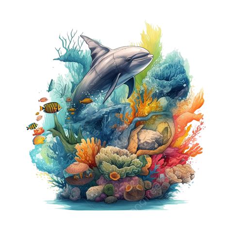 Ocean Day Colored Corals, Ocean Day, Color, Coral PNG Transparent Image ...