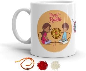 PASKO PSTRENDZ-MUG108 HAPPY RAKHI PRINTED COFFEE MUG Ceramic Coffee Mug ...