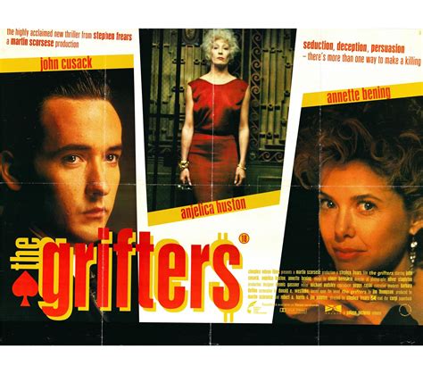 The Grifters 1990 original British quad movie poster