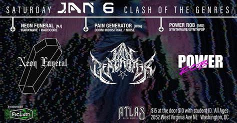 Fiction DC presents CLASH OF THE GENRES!!, Atlas Brew Works, Washington ...