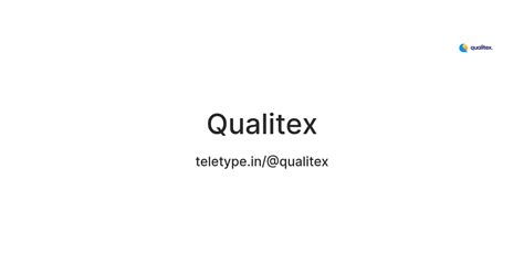 Qualitex — Teletype
