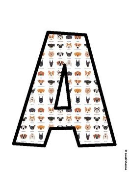 Dog Bulletin Board Decor Kit, Dog Bulletin Board Letters school ...