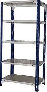 ALIJA®️ Slotted Angle Metal Rack(4 x 2 x 1.25 Ft. / 48 x 23 x 15 Inch ...