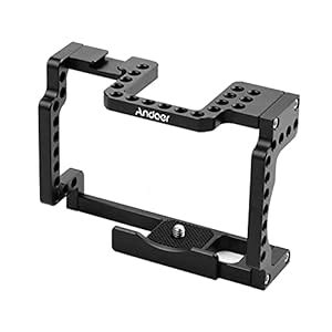 Camera Cage Rig Aluminum Alloy with Cold Shoe 1/4 Thread Compatible ...
