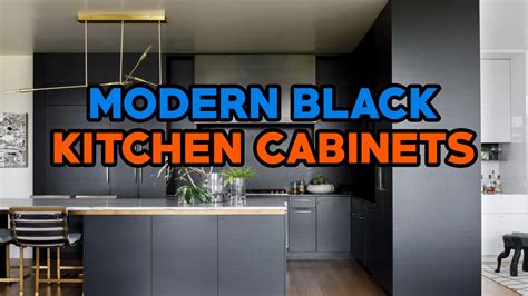 Modern Black Kitchen Cabinets: Everything You Need to Know - PA Home