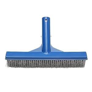Swimming Pool Algae Cleaning Brush with Stainless Steel bristles (10 ...