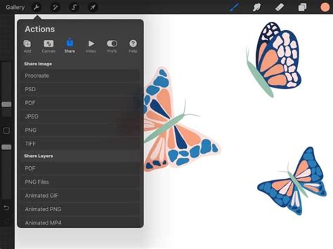 How to Export Procreate Files with Layers 的图像结果