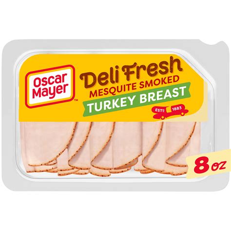 Oscar Mayer Deli Fresh Mesquite Smoked Sliced Turkey Breast Deli Lunch ...