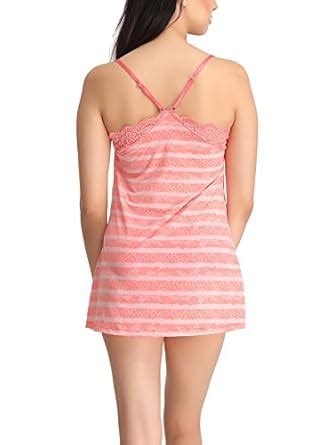 Buy Clovia Women's Set of Babydoll, Thong & Non-Padded Bralette with ...