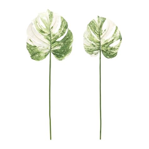 Melrose International Philo Leaf (Set of 12) 28H 29H Polyester in the ...