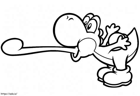 Yoshi Drole coloring page