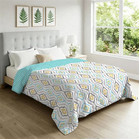 Microfiber 120 GSM AC Blanket, all season Quilt, Reversible Use 3 ...