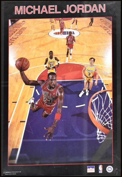 Michael Jordan Poster Dunk