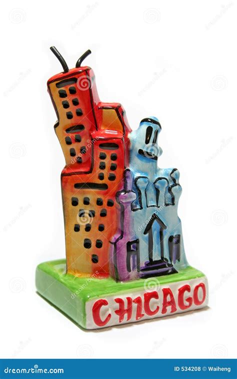 Souvenir from Chicago stock photo. Image of memento, mini - 534208