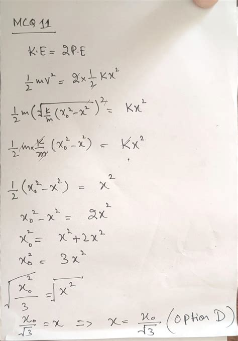 A mass spring system placed on a smooth horizontal surface is ...