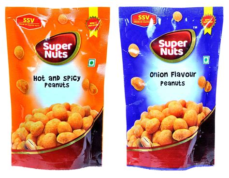 SSV Super Nuts Hot N Spicy & Onion| Pack of 4 | SSV Foods