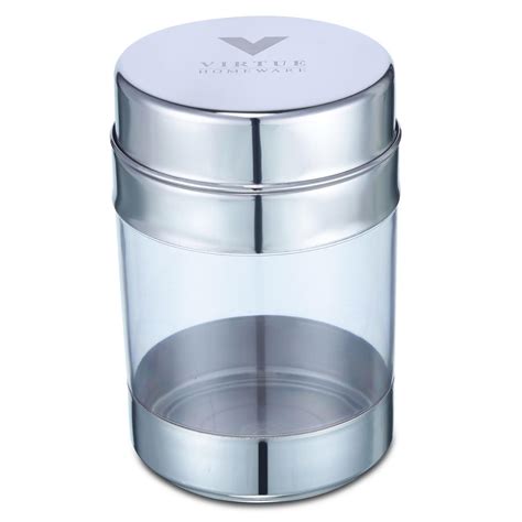 Buy Smart storage container (SEE THROUGH STAINLESS STEEL CANISTER 850ml ...
