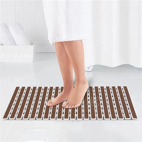 Buy NEERAK Premium Shower Mat, Plastic PVC, Anti Skid Shower Mat, Non ...