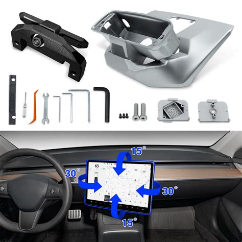 Buy Klutchtech Fit 2017-2023 Tesla Model 3 Model Y Screen Swivel Screen ...