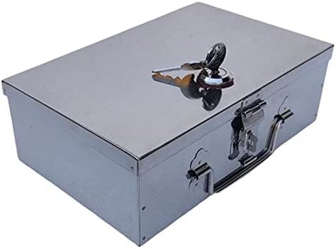 GinoSet® Stainless Steel Storage Boxes, Cash Box, Pooja Peti, Vanity ...