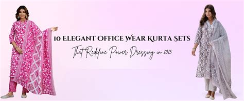 10 Elegant Office Wear Kurta Sets | Kohsh