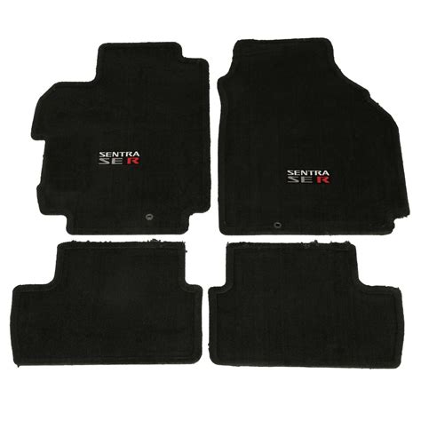 NEW OEM NISSAN SENTRA SE-R 2007-2012 BLACK FRONT REAR CARPET FLOOR MAT ...