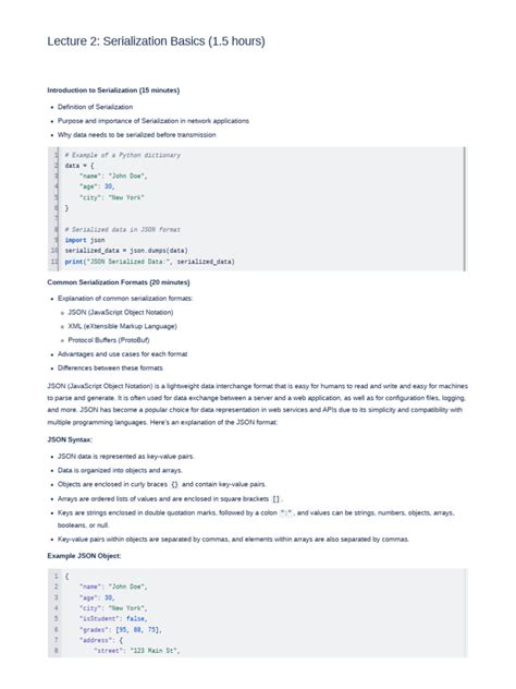 Image result for Serialization Process with Example