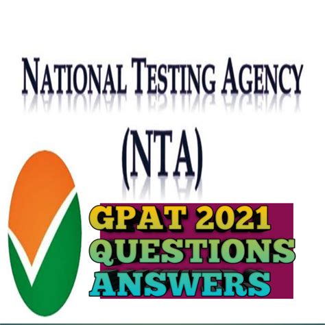 GPAT 2021 ANSWER KEY, GPAT 2021 QUESTION PAPER WITH ANSWER KEY ...