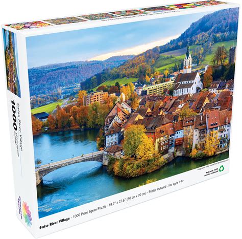 Swiss River Village - Scratch and Dent, 1000 Pieces, Colorcraft ...