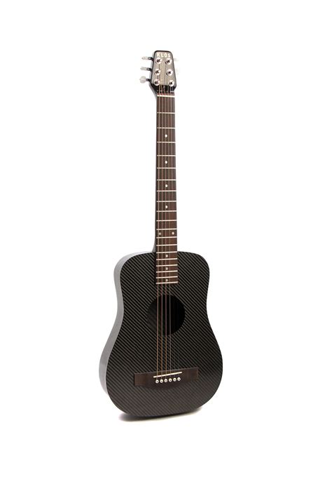 Buy KLOS Black Carbon Fiber Deluxe Travel Acoustic Electric Guitar ...